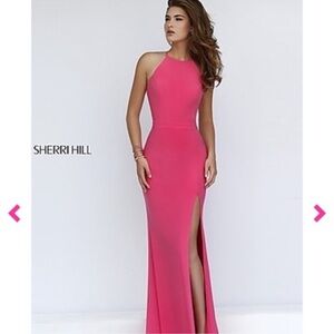 WORN ONCE SHERRI HILL CORAL FORMAL DRESS 32340 - Size 0 SKU:563